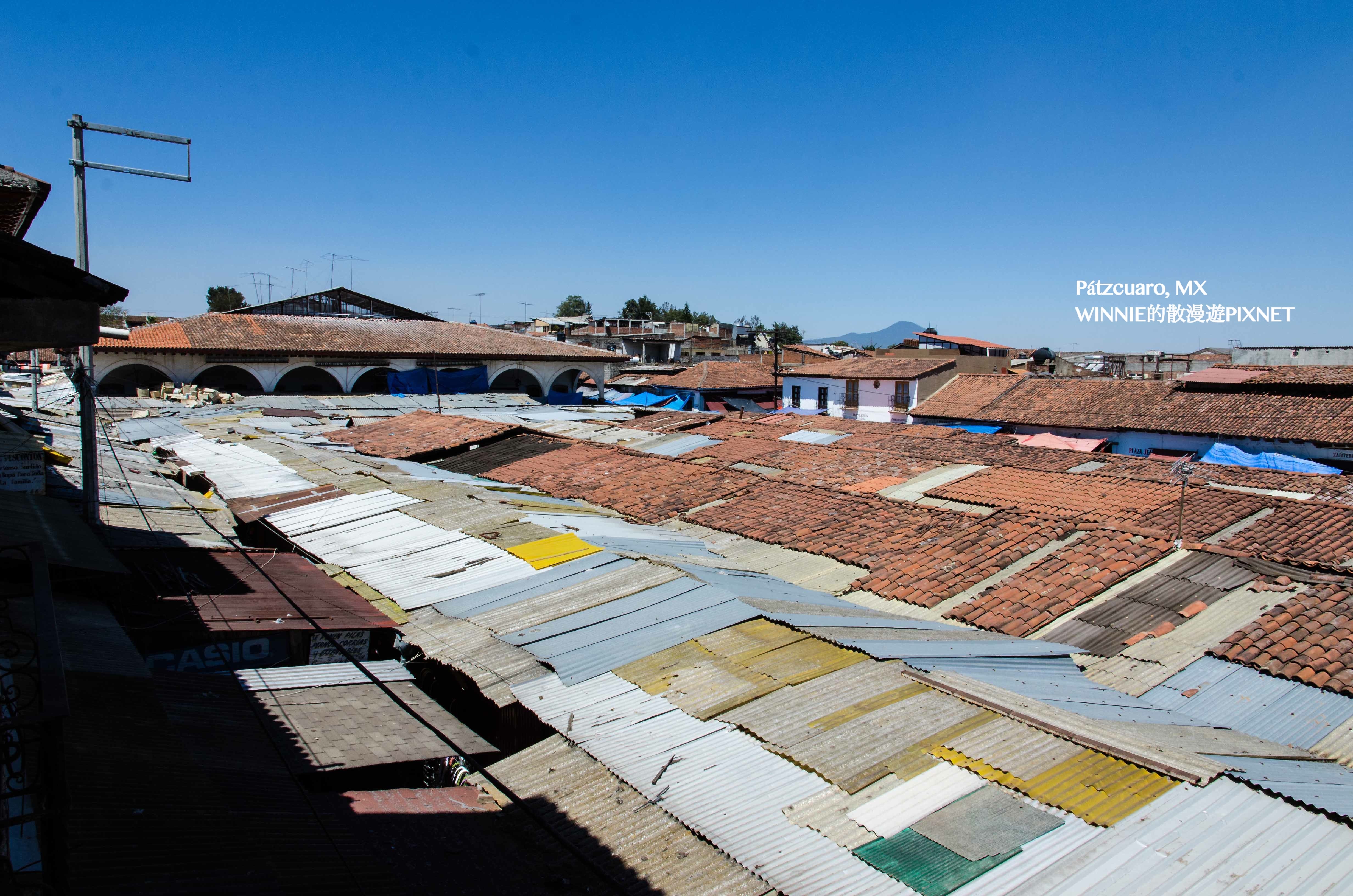 Our hotel roof offered a view of the entire local market