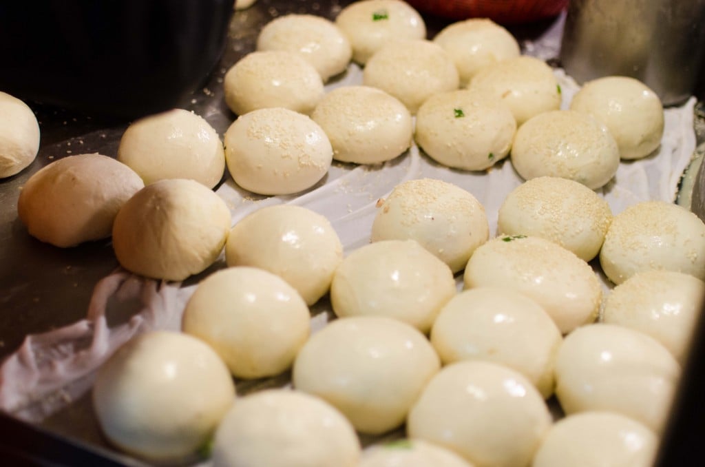 Pepper Buns Ready for the Oven