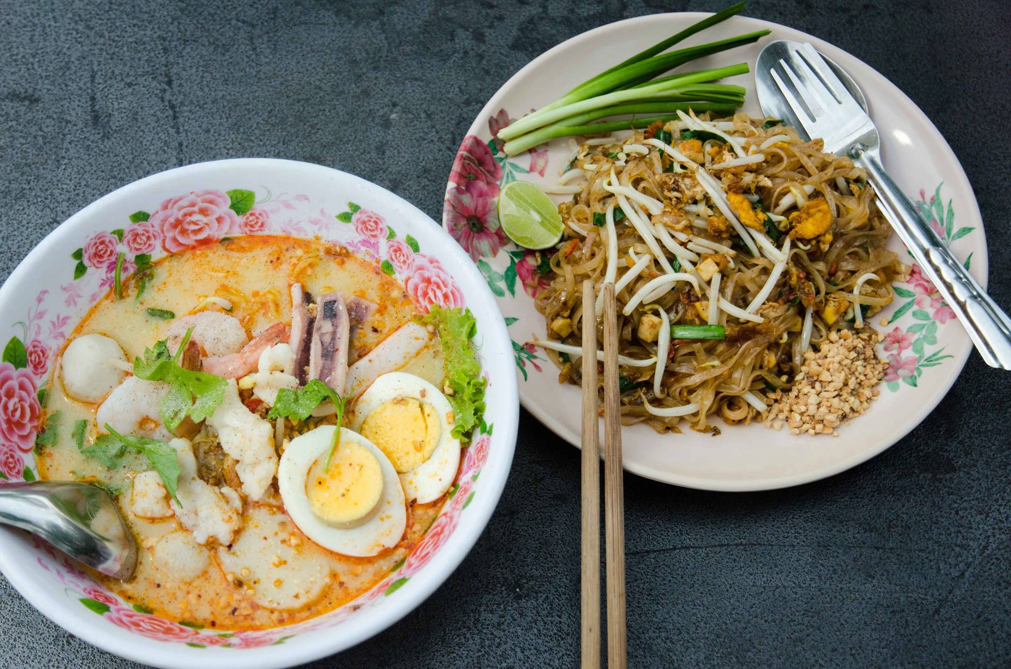 Dinner: Tom Yum Soup & Phad Thai